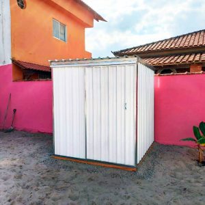 Depósito de Jardim - Modelo 2 com Porta de Correr