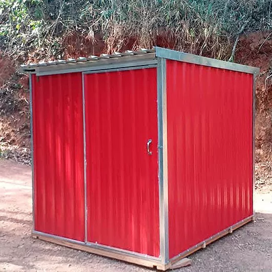 Depósito de Jardim - Modelo 2 com Porta de Correr